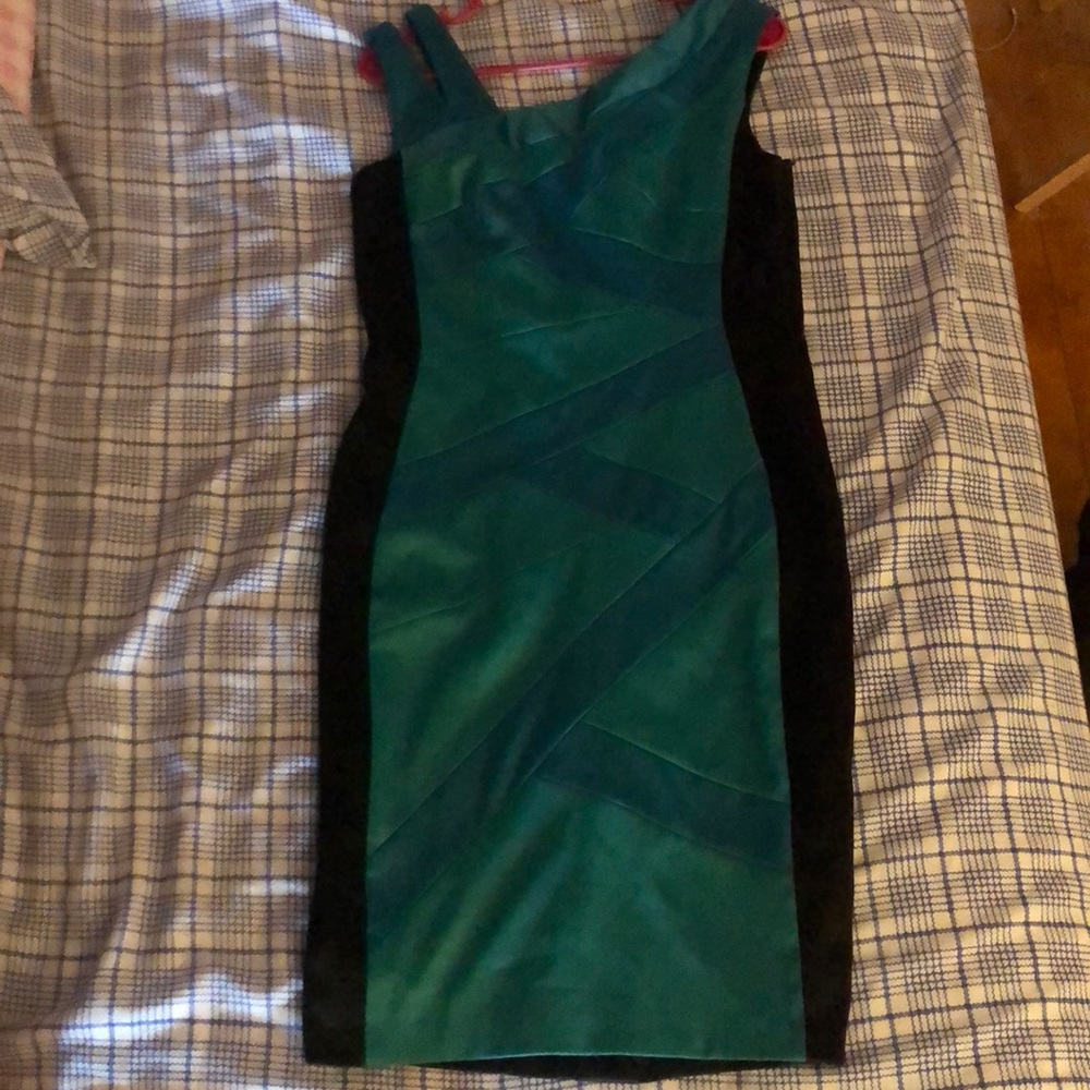 Silky soft cocktail dress zipper on side